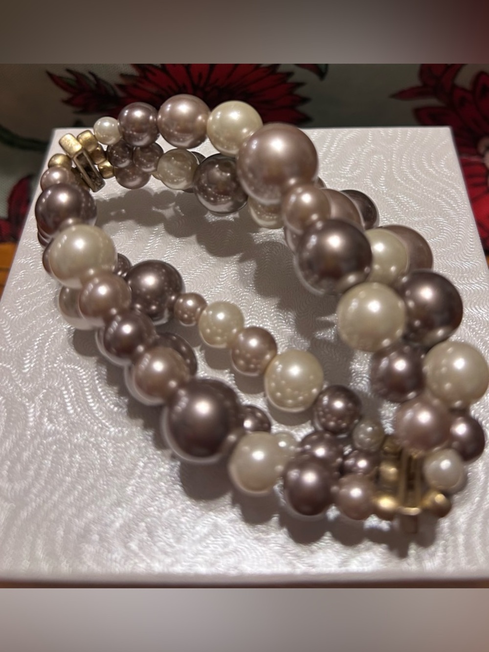 Pearly stretch bracelet